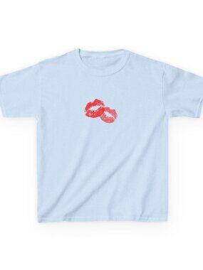 💋 Kiss Mark Baby Tee 💋 Woman Baby Tee